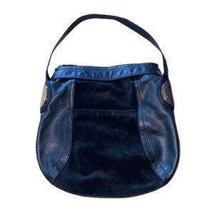 B. Makowski Black Giamma Shoulder Bag